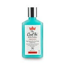 Blue bottle of 'The Cool Fix' with a white label on a white background