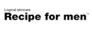 Logo for 'Logical Skincare Recipe for men' with a green background