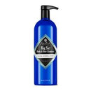 A blue pump bottle of Big Sir Hair & Hair Color hair developer against a plain white background.