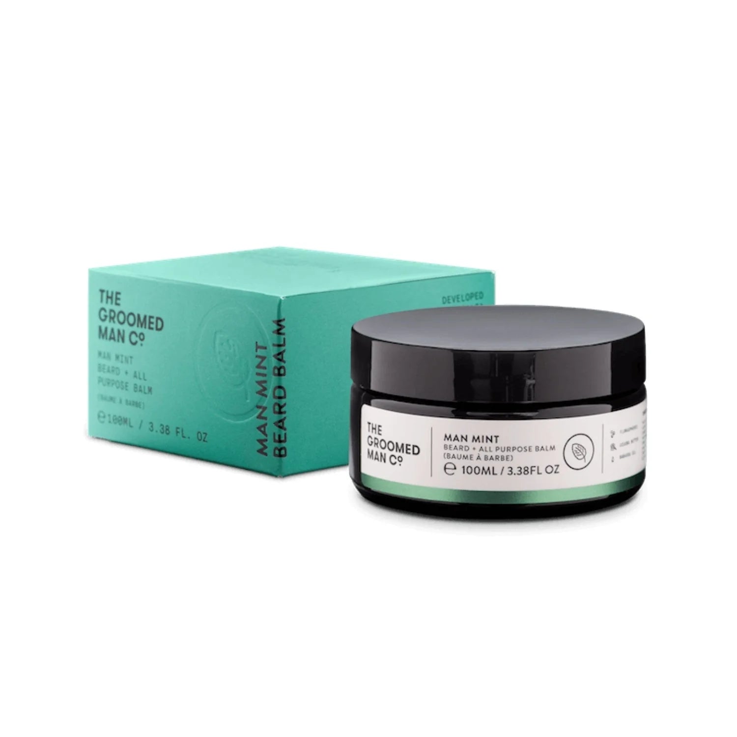 The Groomed Man Co. Beard Balm - Man Mint (100ml) Beard Balms The Groomed Man Co. 