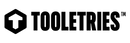 Tooletries logo with a black background