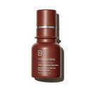 A brown pump bottle of Dr. Dennis Gross Eye Serum with a matching brown cap, shown on a plain white background.