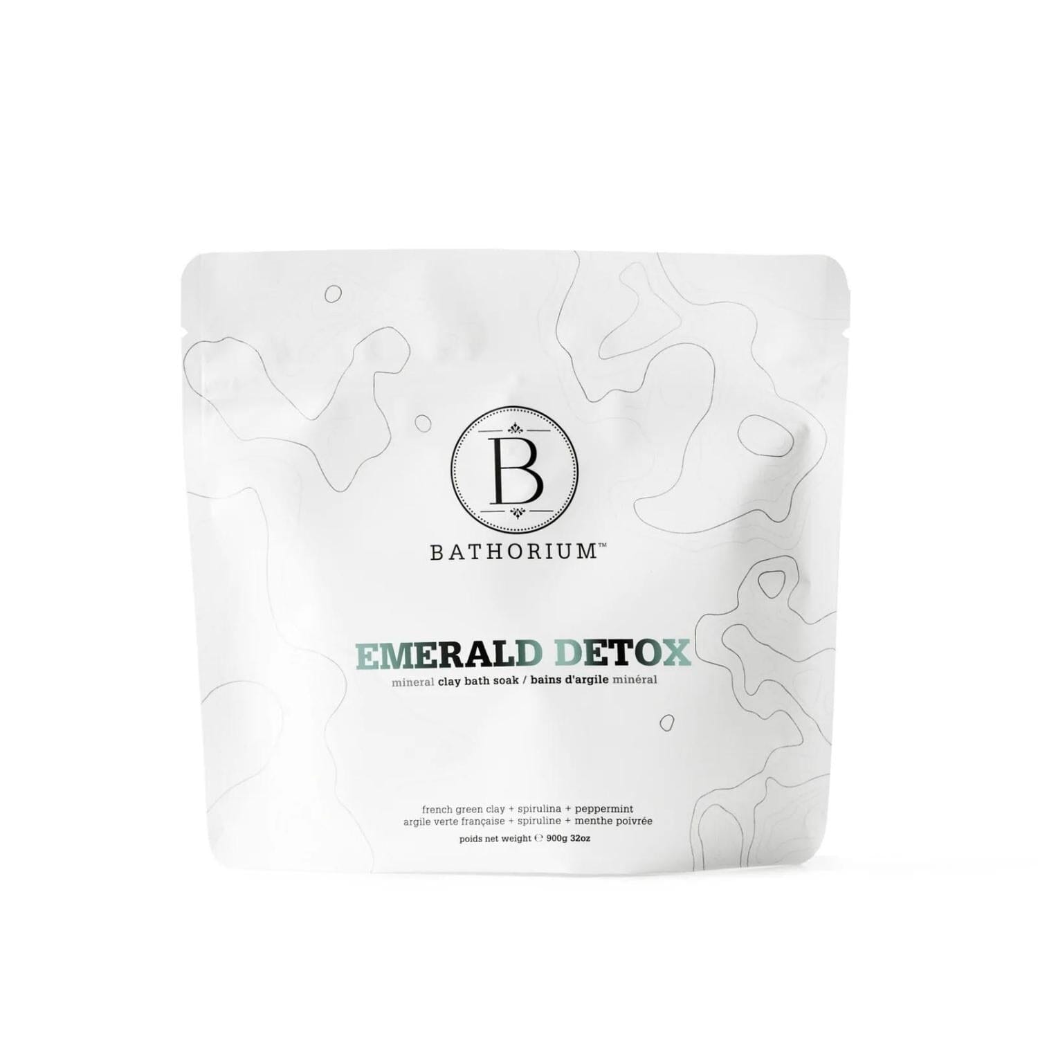 Bathorium Emerald Detox Mineral Clay Bath Soak (900g) Bath Salt / Soaks Bathorium 