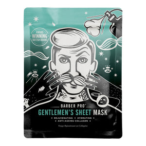 Barber Pro Gentlemen's Sheet Mask - Rejuvenating & Hydrating Mask (23g) Masks Barber Pro 