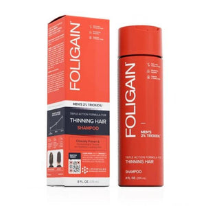 Foligain Triple Action Shampoo for Thinning Hair with 2% Trioxidil (236ml) Hair Loss Treatments Foligain 