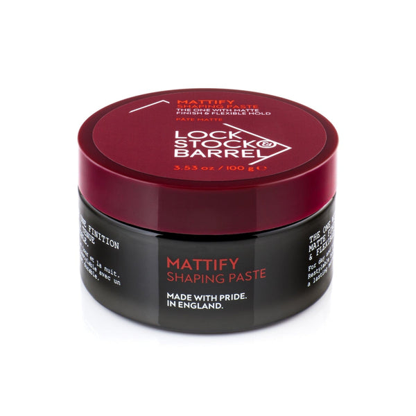 Lock Stock & Barrel Mattify Shaping Paste (100g) Pomades Lock Stock & Barrel 