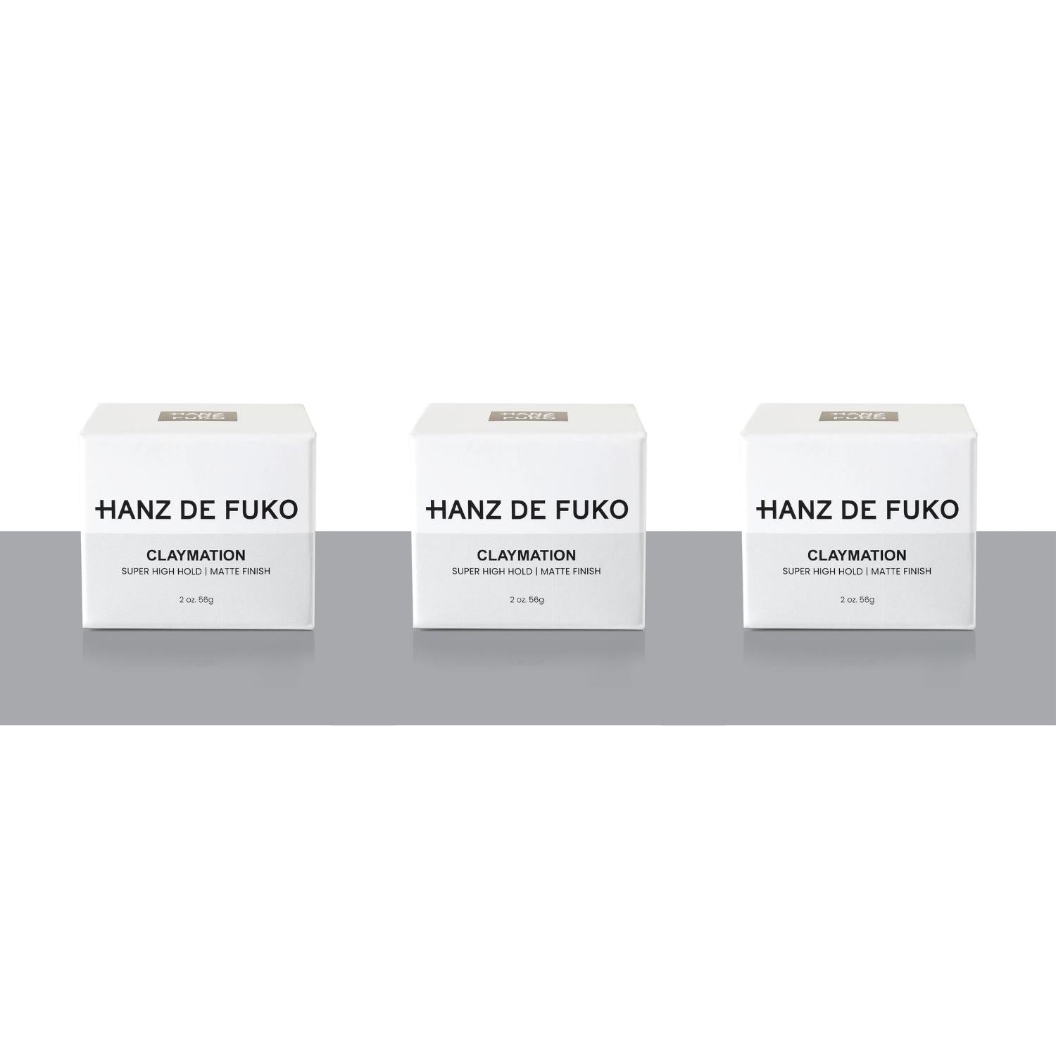 Hanz de Fuko Claymation Trio (3 x 56g) Clays Hanz de Fuko 