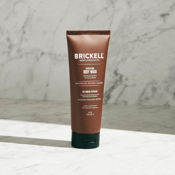 Brickell Exfoliating Body Wash (237ml) Body Scrubs Brickell 