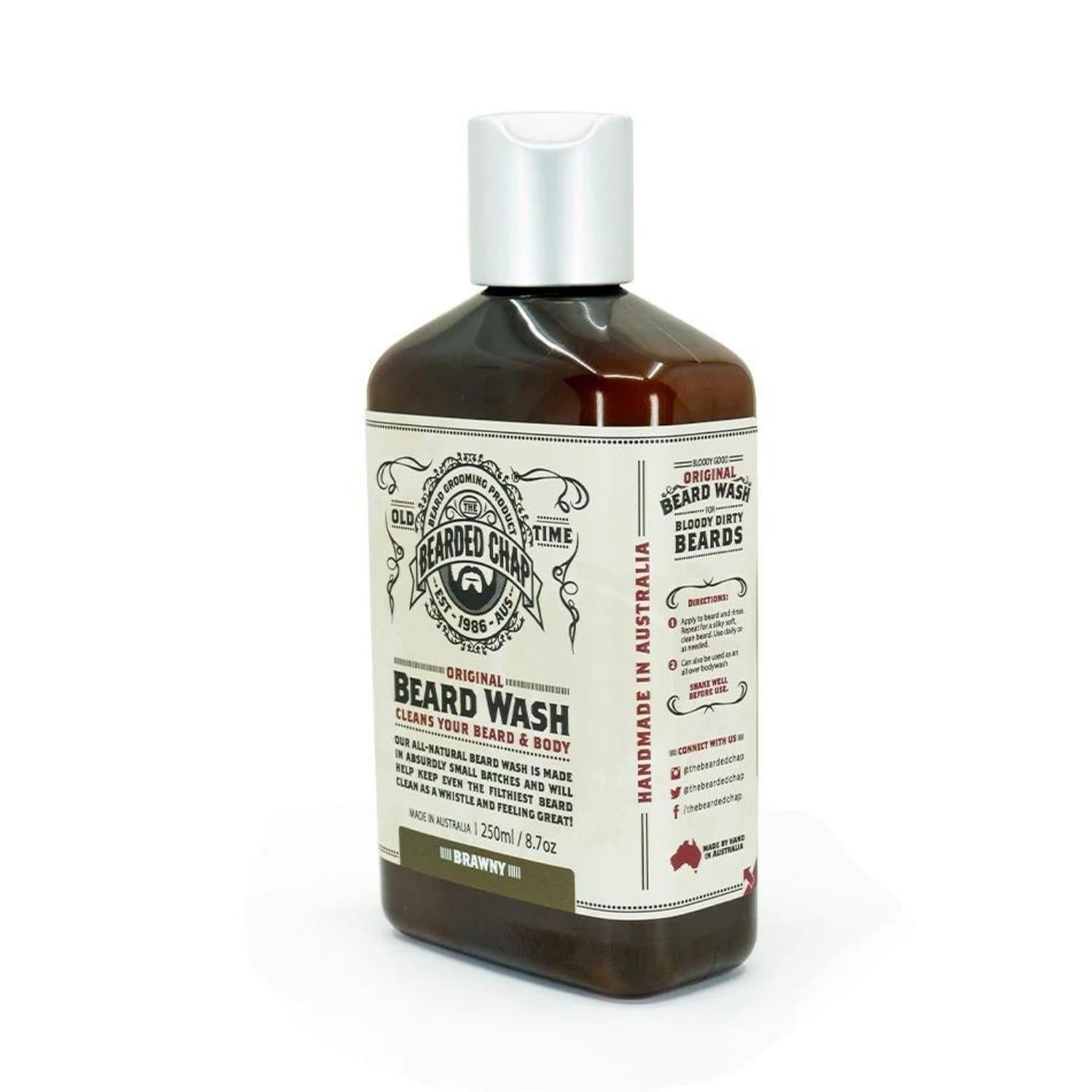 The Bearded Chap Original Beard Wash - Brawny (100ml) Beard Washes The Bearded Chap 