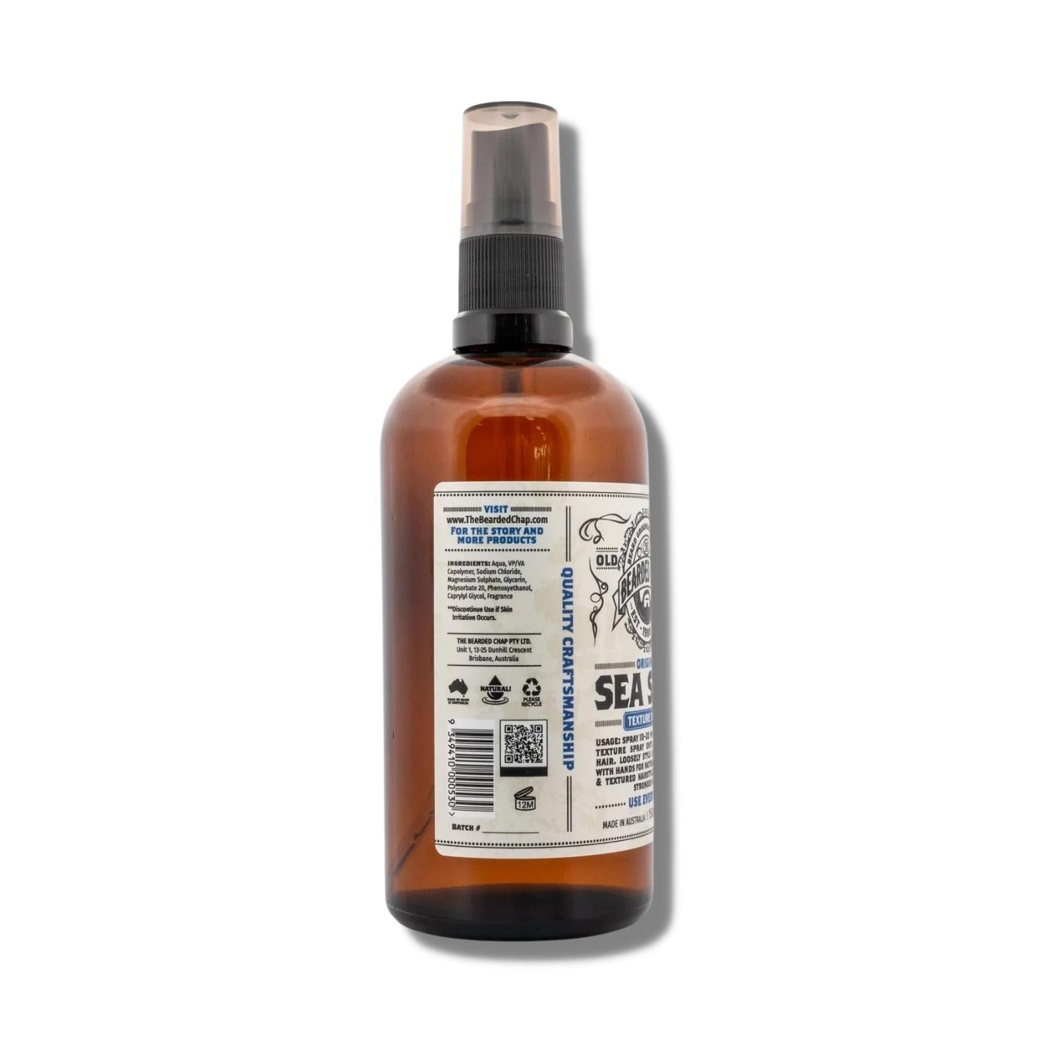 The Bearded Chap Sea Salt Texture Spray (150ml) Hair Styling The Bearded Chap 