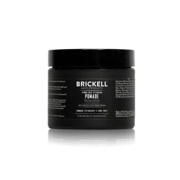 Brickell Strong Hold Texturizing Pomade (59ml) Pomades Brickell 