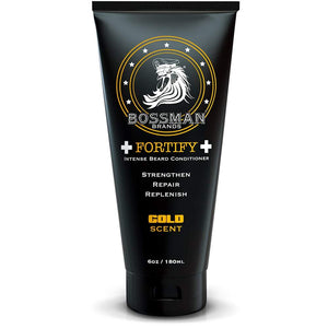 Bossman Fortify Intense Beard Conditioner (6oz) - Scent Options Beard Conditioners Bossman Gold 