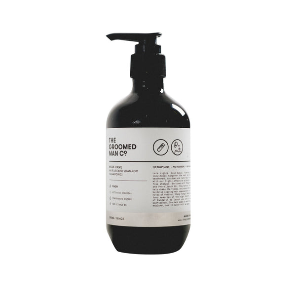 The Groomed Man Co. Musk Have Hair + Beard Shampoo (300ml) Shampoos The Groomed Man Co. 