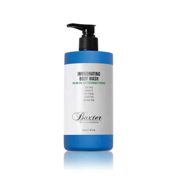Baxter of California Invigorating Body Wash - Italian Lime & Pomegranate (Size Options) Shower Gels & Washes Baxter Of California 473ml 