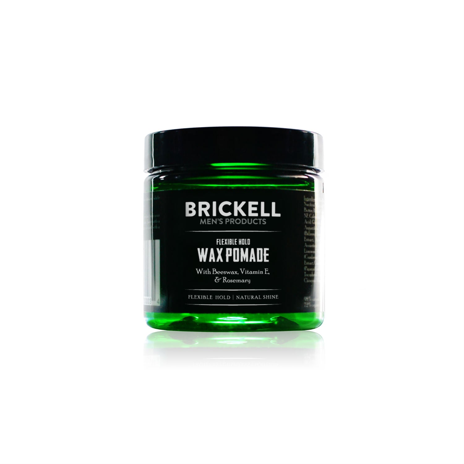 Brickell Flexible Hold Wax Pomade (59ml) Pomades Brickell 