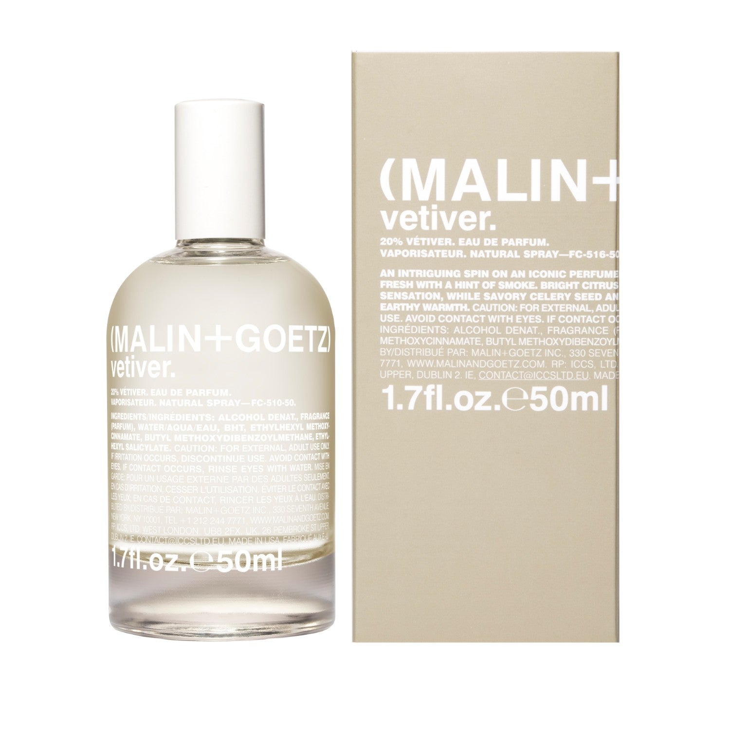 (Malin+Goetz) Vetiver EDP (50ml) Eau de Parfum (Malin+Goetz) 