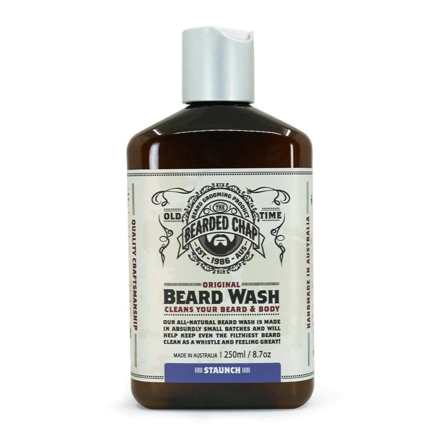 The Bearded Chap Original Beard Wash - Staunch (100ml) Beard Washes The Bearded Chap 