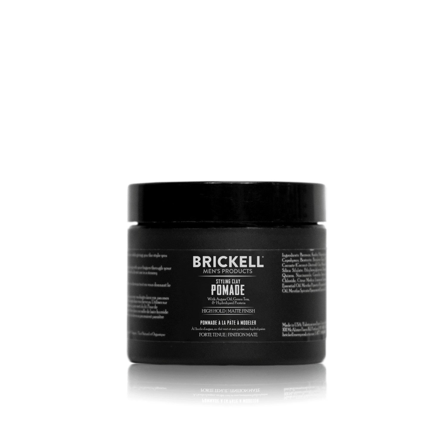 Brickell Styling Clay Pomade (59ml) Clays Brickell 