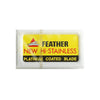 Feather Hi-Stainless Platinum Coated Double Edge Razor Blades (10ct) Blades Feather 