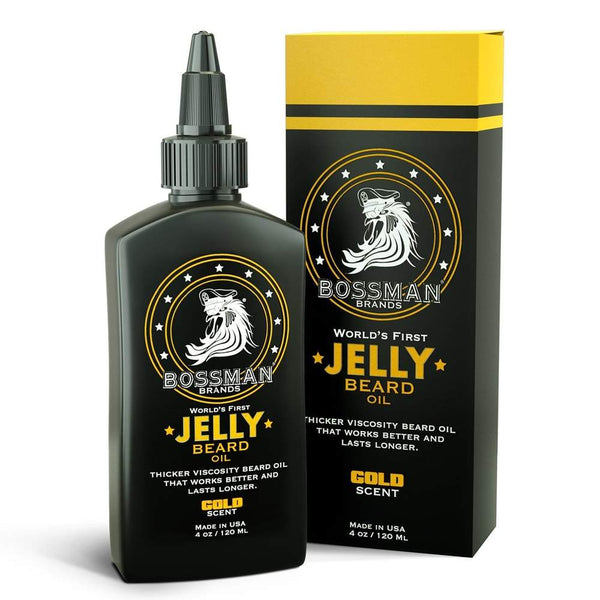 Bossman Jelly Beard Oil (4oz) - Scent Options Beard OIls Bossman Gold 