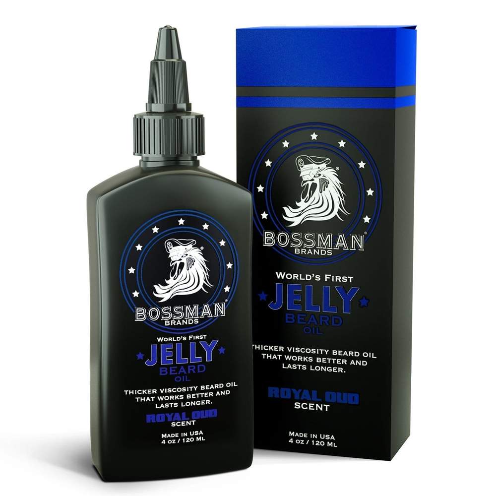 Bossman Jelly Beard Oil (4oz) - Scent Options Beard OIls Bossman Royal Oud 