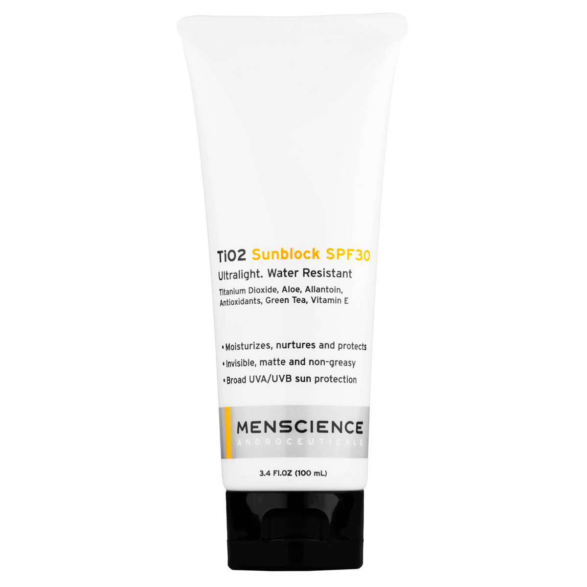 Menscience TiO2 Sunblock SPF30 (100ml) Sun Block Menscience 