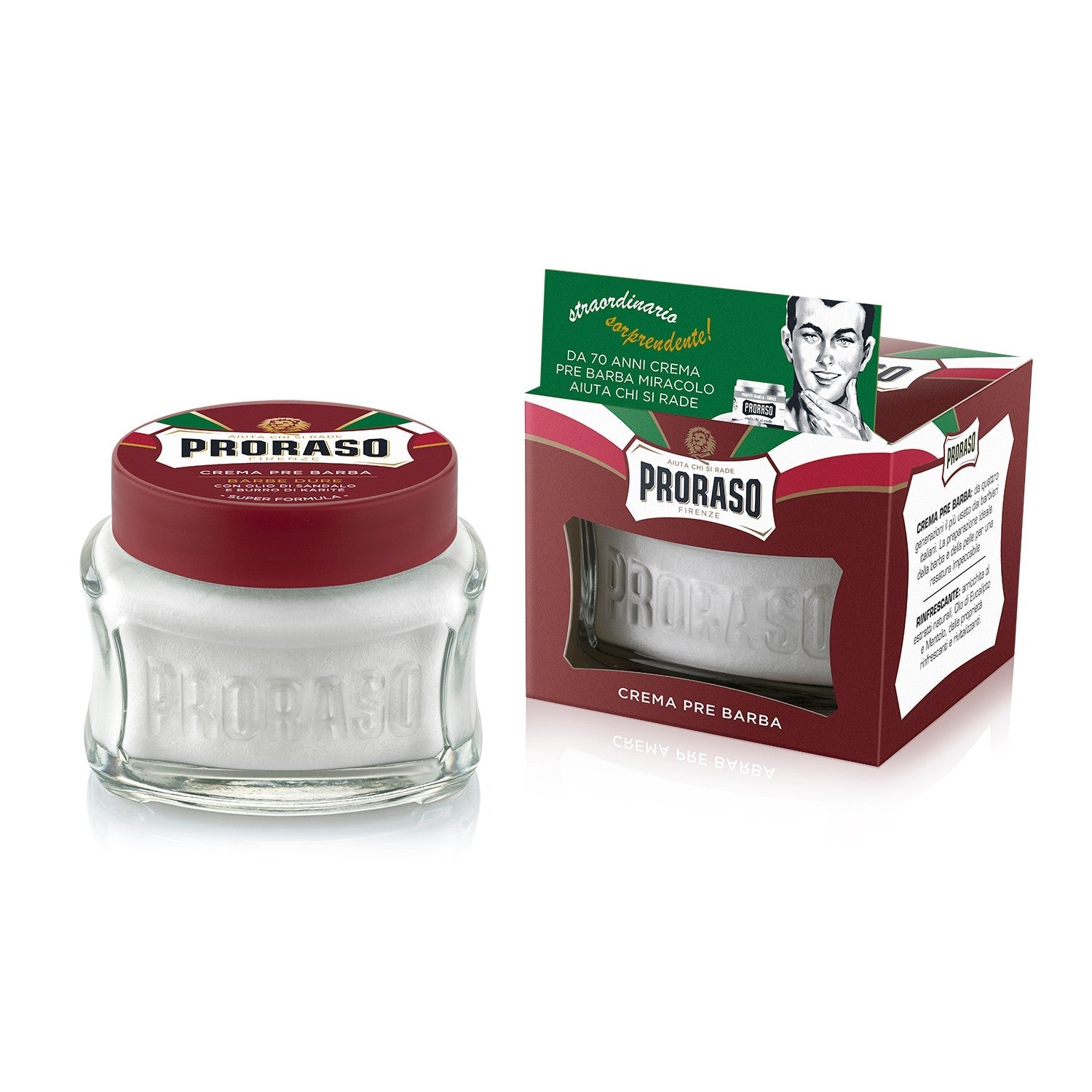 Proraso Pre-Shave Cream - Sandalwood & Shea Butter (100ml) Pre-Shave Proraso 