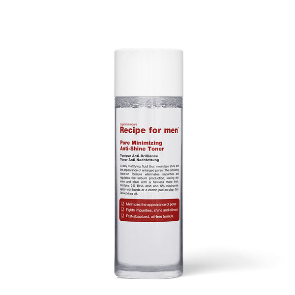 Recipe For Men Pore Minimizing Anti-Shine Toner (100ml) MASC 