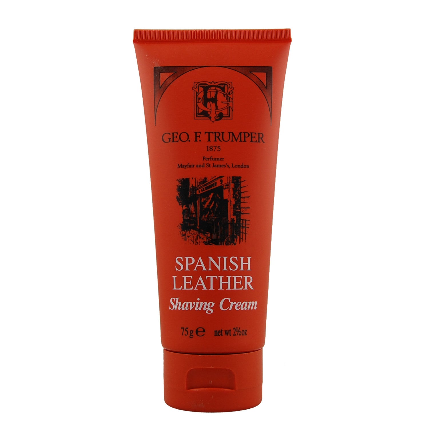 Geo. F. Trumper Spanish Leather Shaving Cream (Size Options) Shaving Creams Geo. F. Trumper 75g 