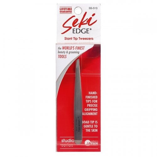 Seki Edge Stainless Steel Slant Tweezer Nose, Ear & Brow Seki Edge 